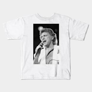 Frankie Valli BW Photograph Kids T-Shirt